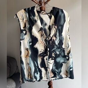 Abstract Print Women's Top